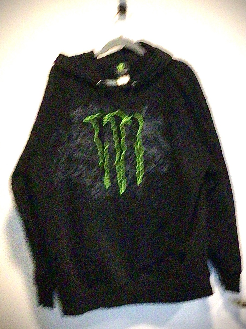 Vintage XL MONSTER ENERGY, pullover hoodie.